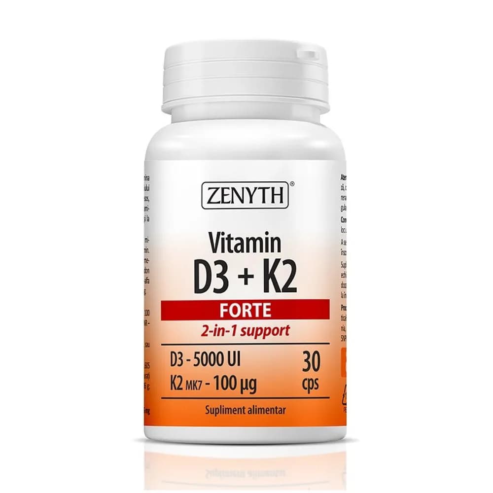 Vitamina D3 5000 UI + K2 Forte
