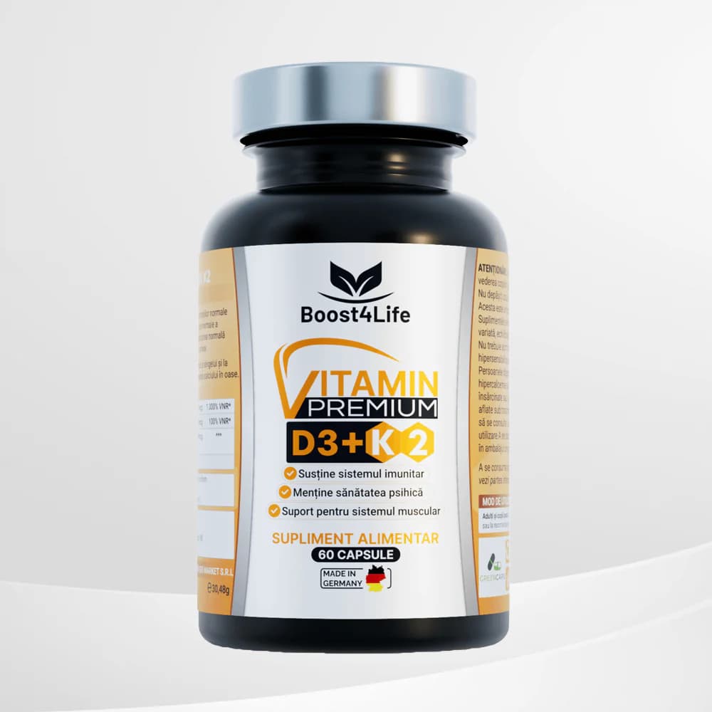 Vitamina D3+K2 Premium boost4life