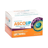 Vitamina C Lipozomala Ascolip, 1000 mg aromă coacăze, 30 plicuri, Liposhell