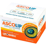 Vitamina C Lipozomala Ascolip, 1000 mg aromă portocale, 30 plicuri, Liposhell