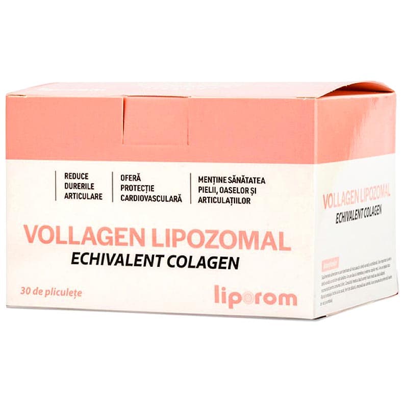 Colagen Lipozomal vegan Vollagen, 1000mg, 30 plicuri