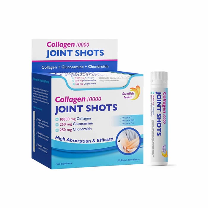 Joint Shots Colagen, 10000 mg, 20 fiole, Swedish Nutra