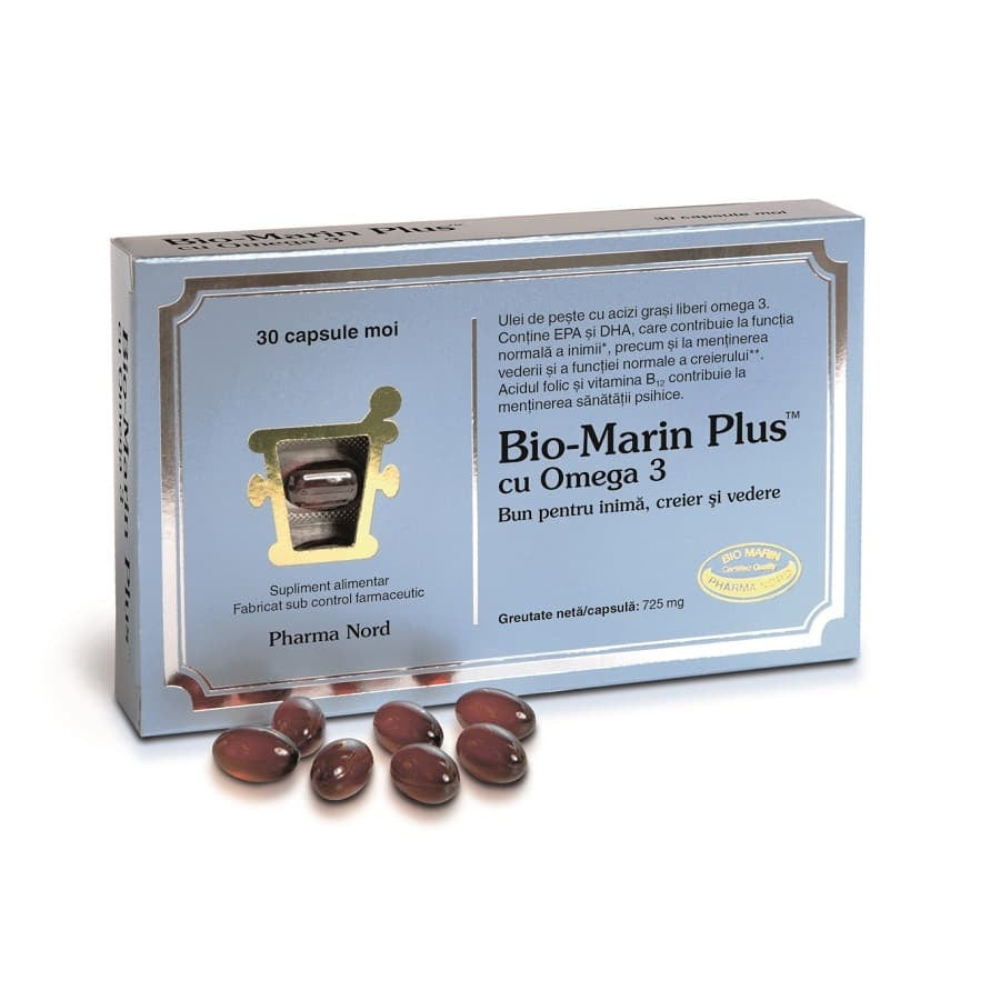 Bio-Marin Plus cu Omega 3, 30 capsule, Pharma Nord
