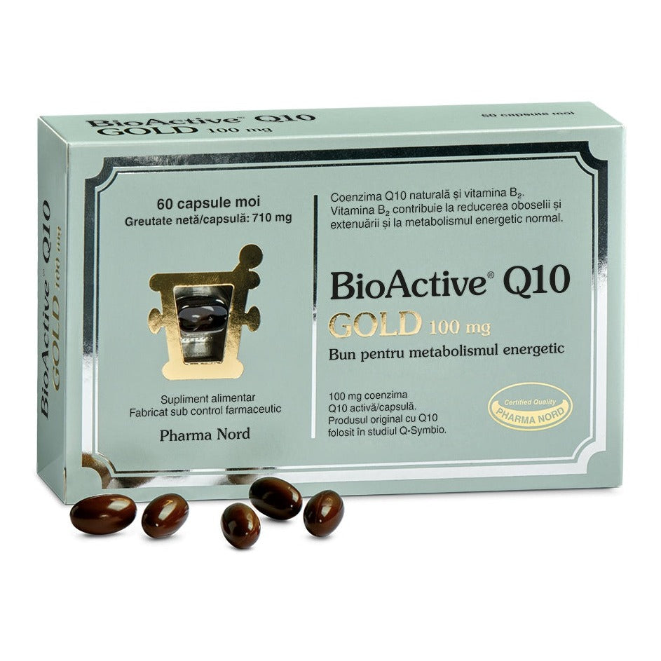 BioActive Q10 Gold, 100 mg, 60 capsule, Pharma Nord