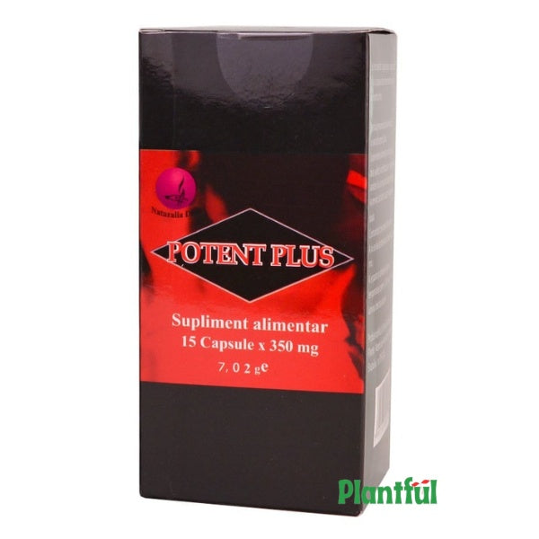 Potent Plus 350mg, 15 capsule pentru potenta, China